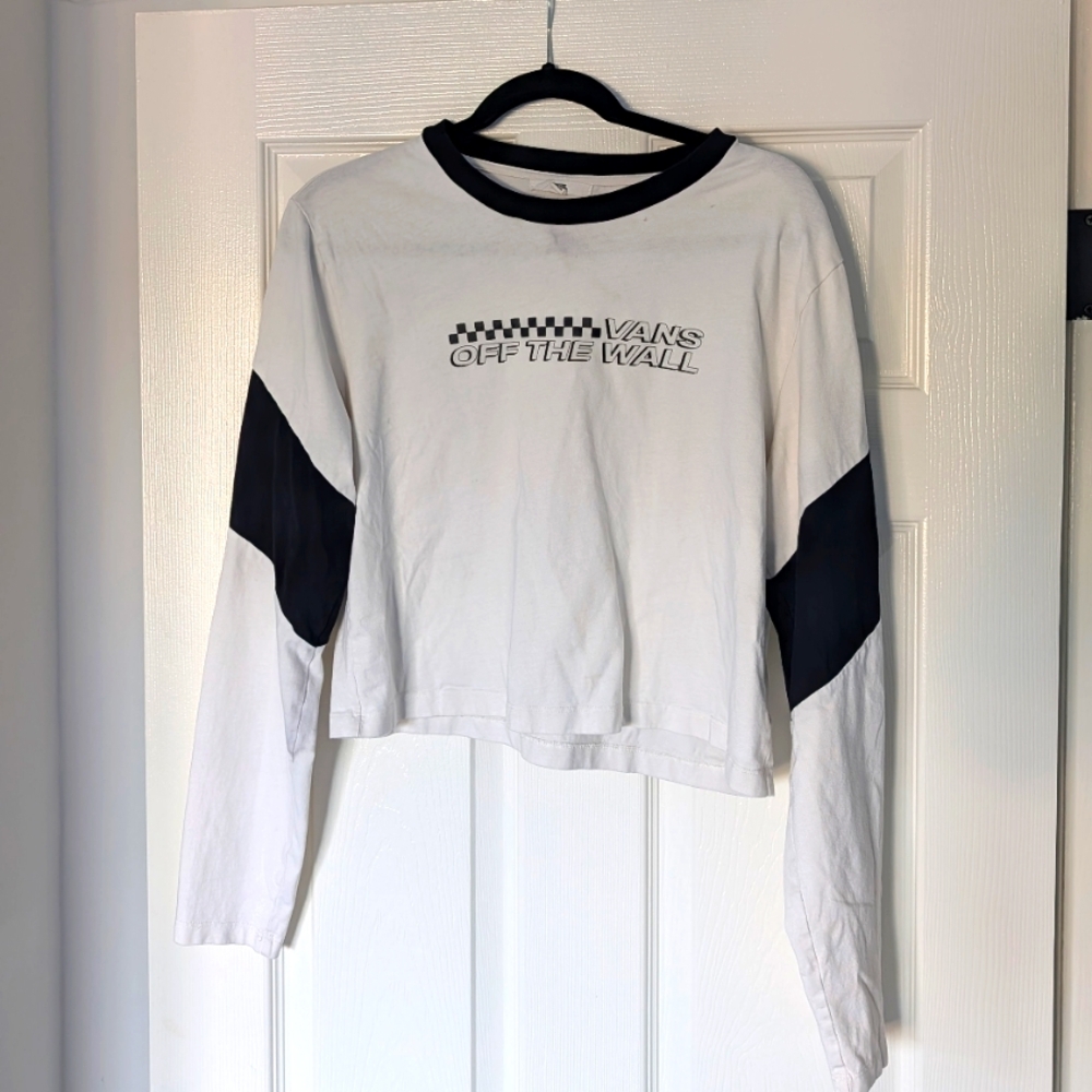 Vans crop long sleeve tshirts